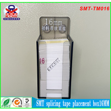 Transparent material SMT splicing tape placement box