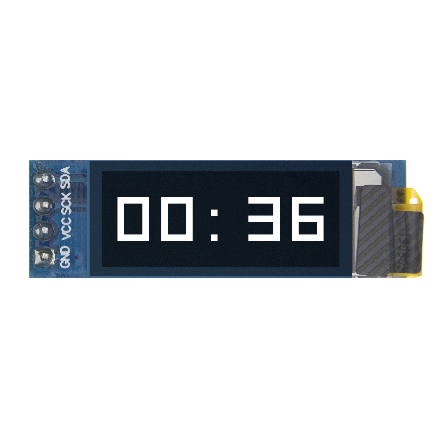 10pcs 0.91 inch OLED module 0.91" white OLED 128X32 OLED LCD LED Display Module 0.91" IIC Communicate D24