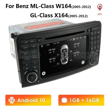 IPS Android 10 Car DVD Player for Mercedes Benz ML W164 ML350 GL X164 ML320 ML300 GL450 Multimeida GPS Stereo AutoRadio Radio
