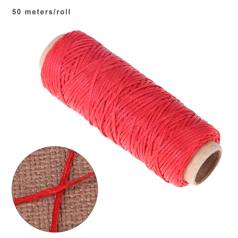 150D 50m Wax Line Sewing Threads Suitable For Hand-DIY LeatherHand Sewing Wear-Proof Wax Thread Bracelet Necklace Crafts Ropes