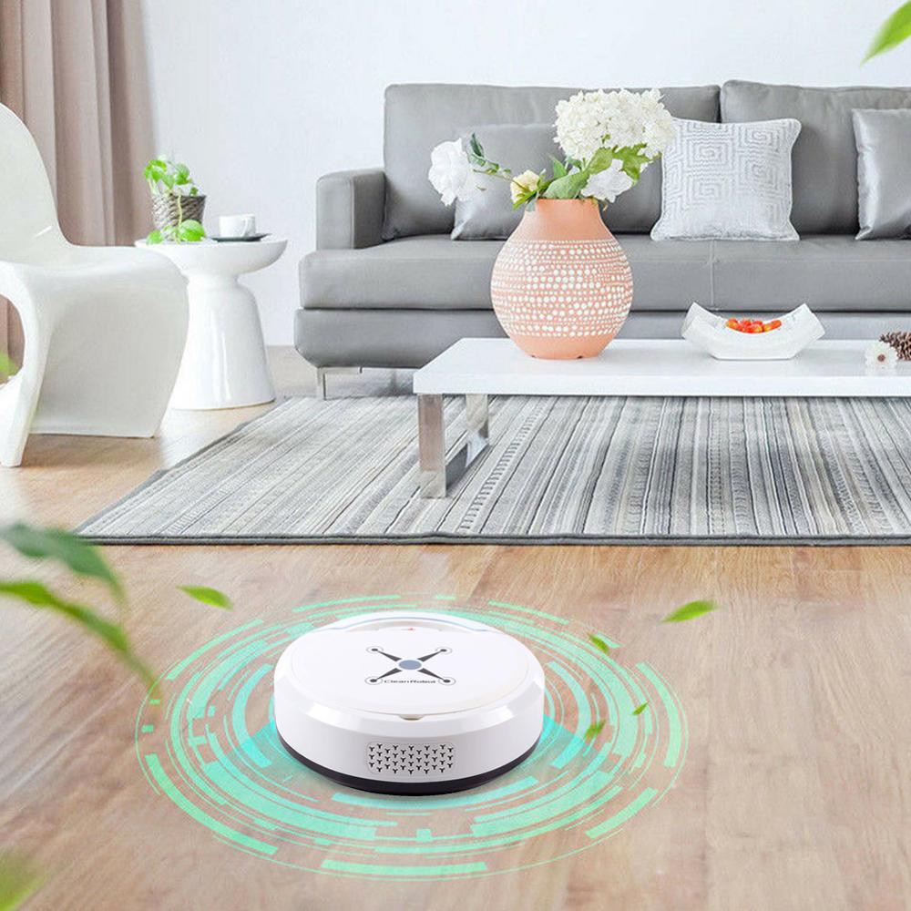 Automatic Self Navigated Rechargeable Smart Robot Vacuum Floor Cleaner Auto Sweeper Edge Clean Large Sauction Cleaning Tools