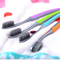 1Piece Bamboo Charcoal Nano Brush Double Ultra Soft Black Heads Toothbrush Dental Personal Oral Care Teeth Brush