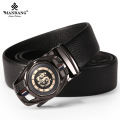 ManBang New Fashion Men Belt Cowskin leather business automatic buckle belt Cowhide for Jeans Men Design High quatity