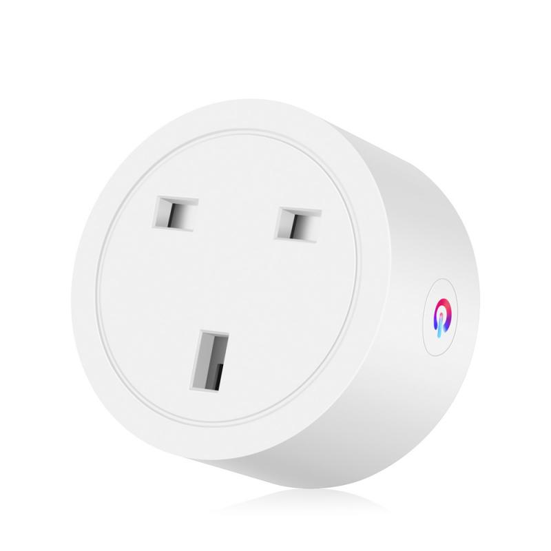 WIFI Wireless Remote Socket Smart Timer Plug Voice Control UK Home Fire Retardant PC Smart Power Socket UK Plug