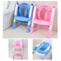 Folding Toilet Baby Toilet Ladder Infant Potty Seat Training Chair With Step Stool Ladder Baby Training Toilet Supplies