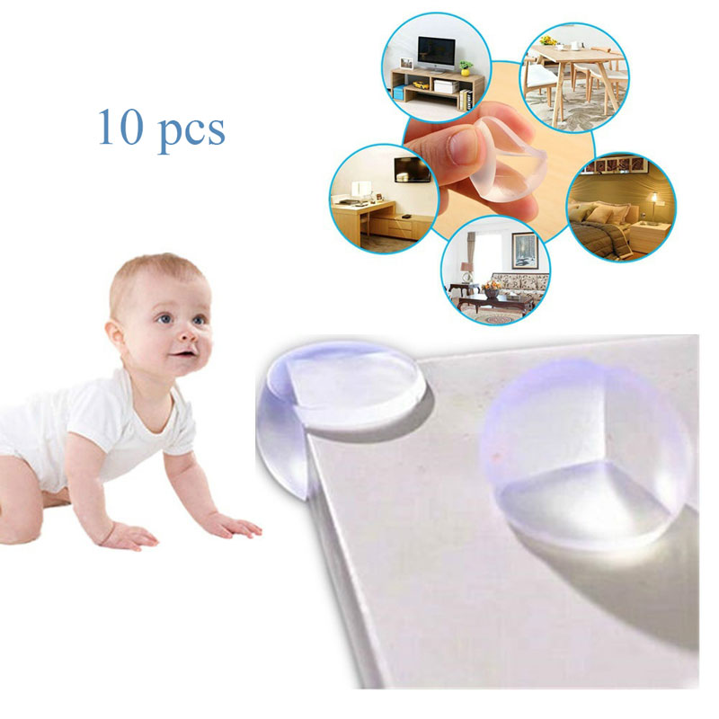 10Pcs Edge Proofing Cover Baby Safety Silicone Guards Cushion Table Corner Protector Children Anticollision Edge & Corner Guards