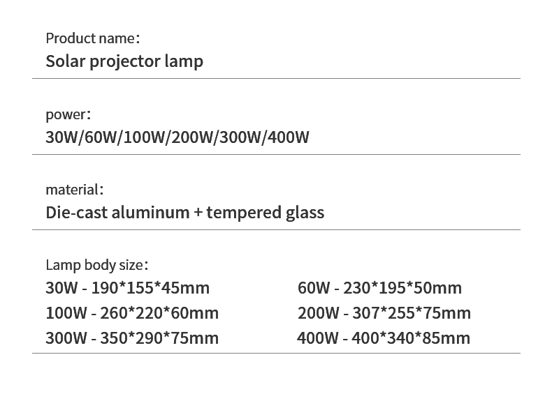 Solar Flood Light