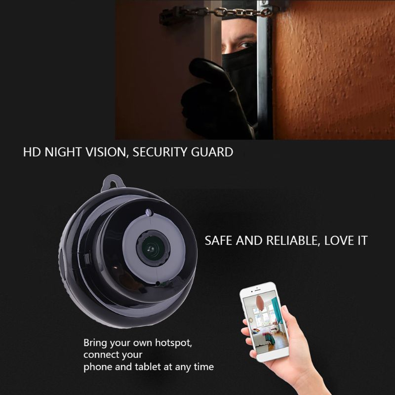 V380 Mini Wifi 1080P Camera Wireless CCTV Infrared Night Vision Motion Detection 2-Way video Motion Tracker Home Security