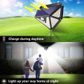 166 LED Solar Light PIR Motion Sensor Wall Light 4000 LUM Sunlight Outdoor Solar Lighting Waterproof Security Lamp for Garden
