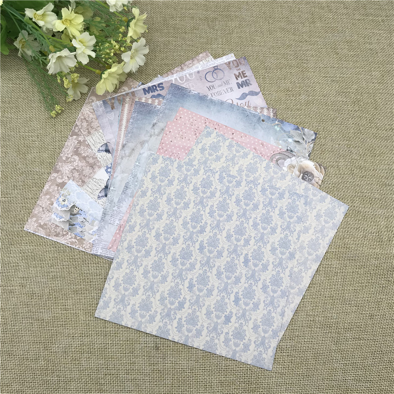 24 sheet 6"X6"Lovely You Me of the flower patterned paper Scrapbooking paper pack handmade craft paper craft Background pad