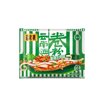 Spicy Sour Beef Flavor Rice Noodles Rolls