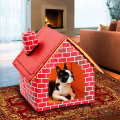 Portable Dog House Foldable Winter Warm Pet Bed Nest Tent Cat Puppy Kennel  Pet Bed Nest Tent