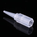 Wholesale 500Pcs Disposable Tattoo Nozzle Tip Caps 3 Types Microblading Pen Needle Tube Plastic Cap 1R 3R 5R Tattoo Accessories