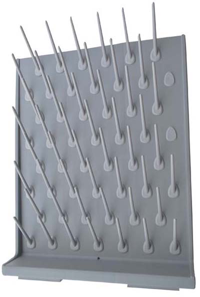 Drying Rack 52 Pegs Laboratory single side detachable gray drip rods 52 rods (high density PP) Laboratory supplies