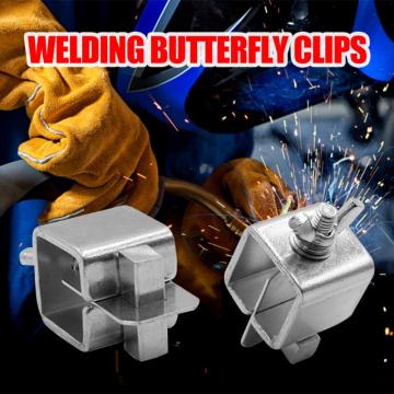 8pcs Stainless Steel Welding Butterfly Clip Welding Positioner Welding Jacket Welding Sheet Metal Alignment Positioner