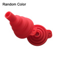 Mini Foldable Funnel Silicone Collapsible Hopper Household Liquid Dispensing Kitchen Tool Random Color