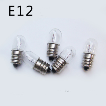 E12 Indicator Light Bulb 18V 24V 28V 0.11A 30V 2W Small Bulb 12mm Lamp Bead for Machine tool equipment vessel Lighting 50pcs