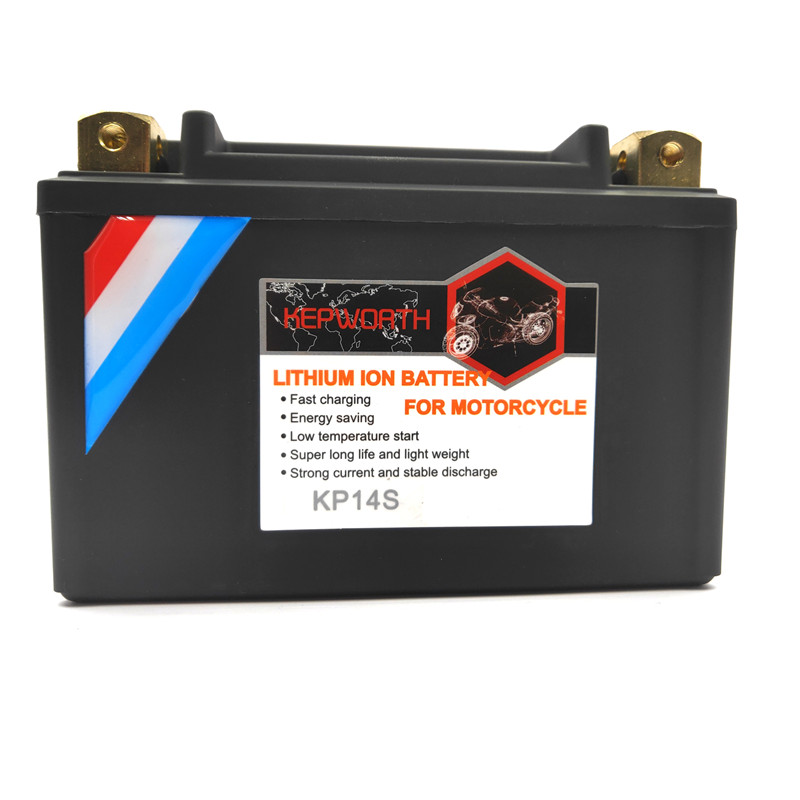 KP14S 12V 8Ah LiFePO4 Engine Start Battery Lithium Motorcycle Battery CCA 480A For ATVs Snowmobile Watercraft YTZ14S GTZ14S