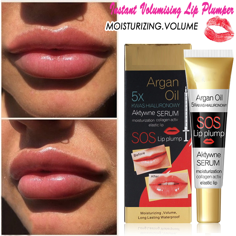 Instant Volumising Lip Plumper Collagen Lip Plumping Gloss Moisturizer Repair Lip Extreme Volume Essence Lips Enhancer Cosmetics