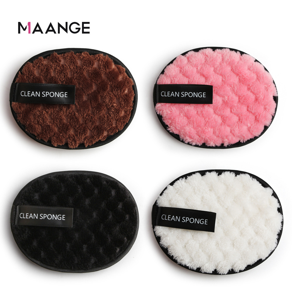 Lazy Magic Makeup Remover Flutter Washable Cleansing Flutter Clean Water Double Face Washing Sponge zh