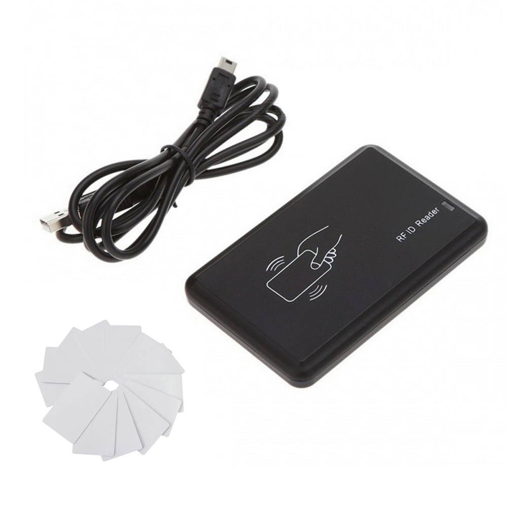125Khz RFID USB Reader EM4100 TK4100 USB Proximity Sensor Smart Card Reader No Driver for Access Control
