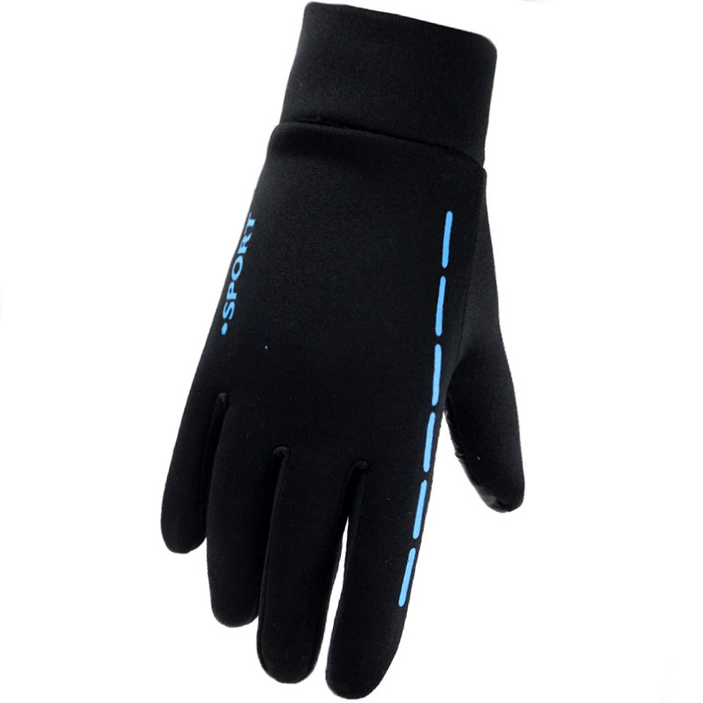 1 Pair Mens Women Gloves Phone Using Screen for Driving Cycling Running Polyester Touch screen outdoor elastic Non-slip guantes