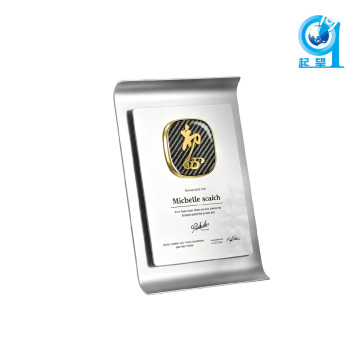 Alloy Stand Desktop Honor Plaque