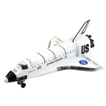 Alloy Space Shuttle Model Aircraft Toy With Light And Music Alloy Diecast Space Ship Space Aircraft Model Kids Hobby Toys