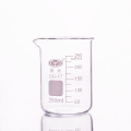 Beaker in low form,Capacity 250ml,Outer diameter=70mm,Height=95mm,Laboratory beaker