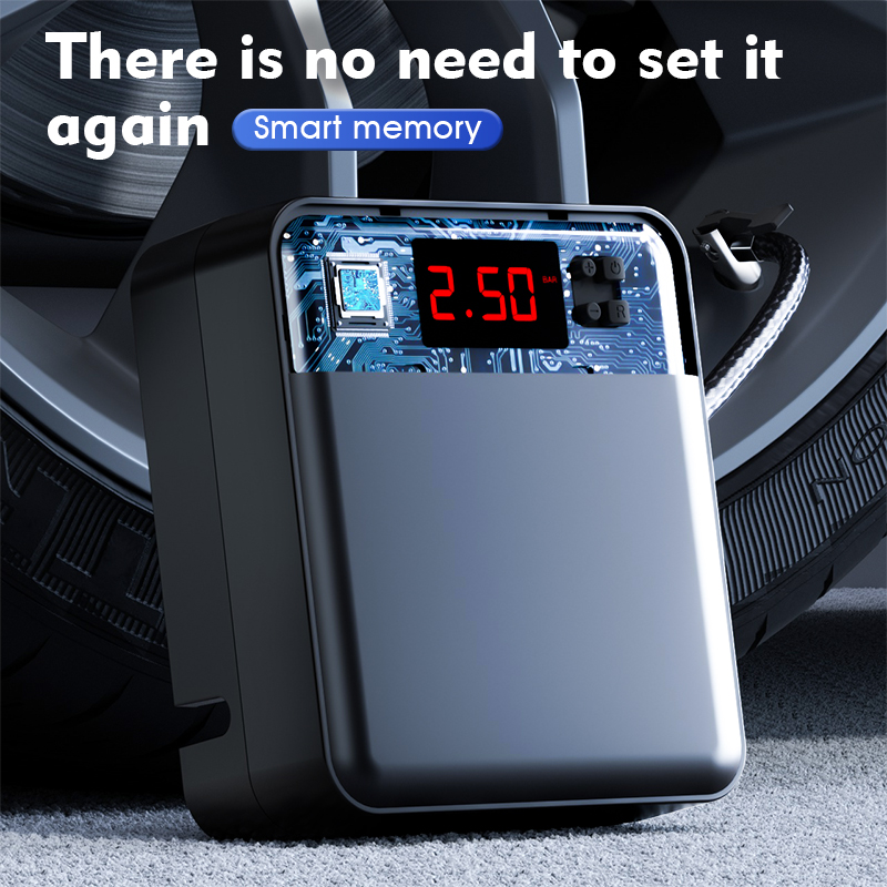 Licheers Digital Tire Inflator DC 12 Volt Car Portable Air Compressor Pump 150 PSI Car Air Compressor for Car SUV Motorcycles