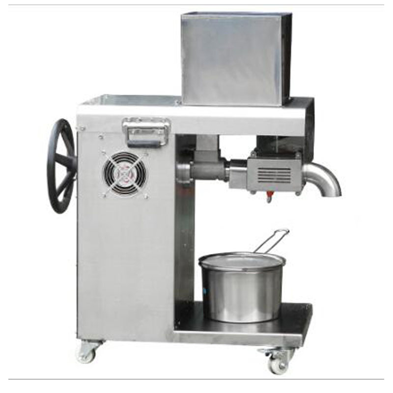 25Kg/h Automatic Cold Oil Press Machine Beans Sesame Peanut Sunflower Stainless Steel Oil Maker 2800W Free Shipping