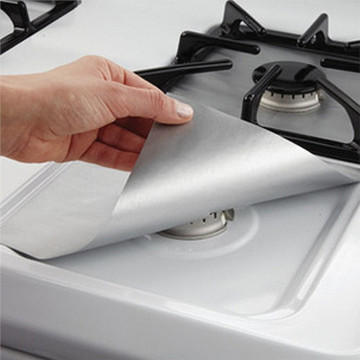 2PCS Universal Glass fiber Stove Burner Covers Protector Sheets Oven Liner Reusable Cover Liner Foil Gas Kitchen Tools Mat L4