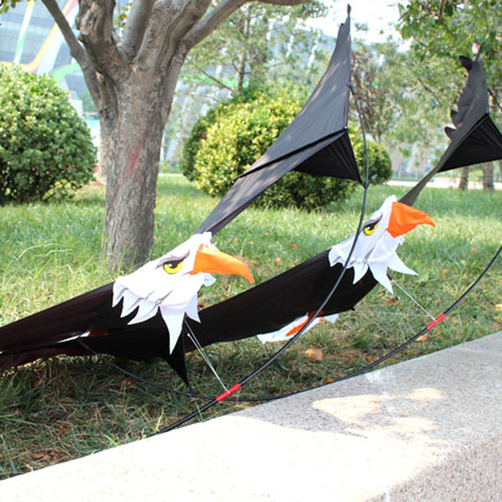 NEW High Quality 3D Eagle-Kite single line stunt kite Outdoor fun Sports Tools toys for kids gifts #C