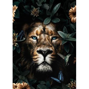 paintings by numbers with diy lion animal oil pictures diy paint drawing painting by numbers framed Home