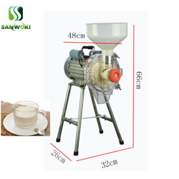 Electric rice mill machine soy milk making machine rice powder grinding machine rice paste maker machine peanut butter machine