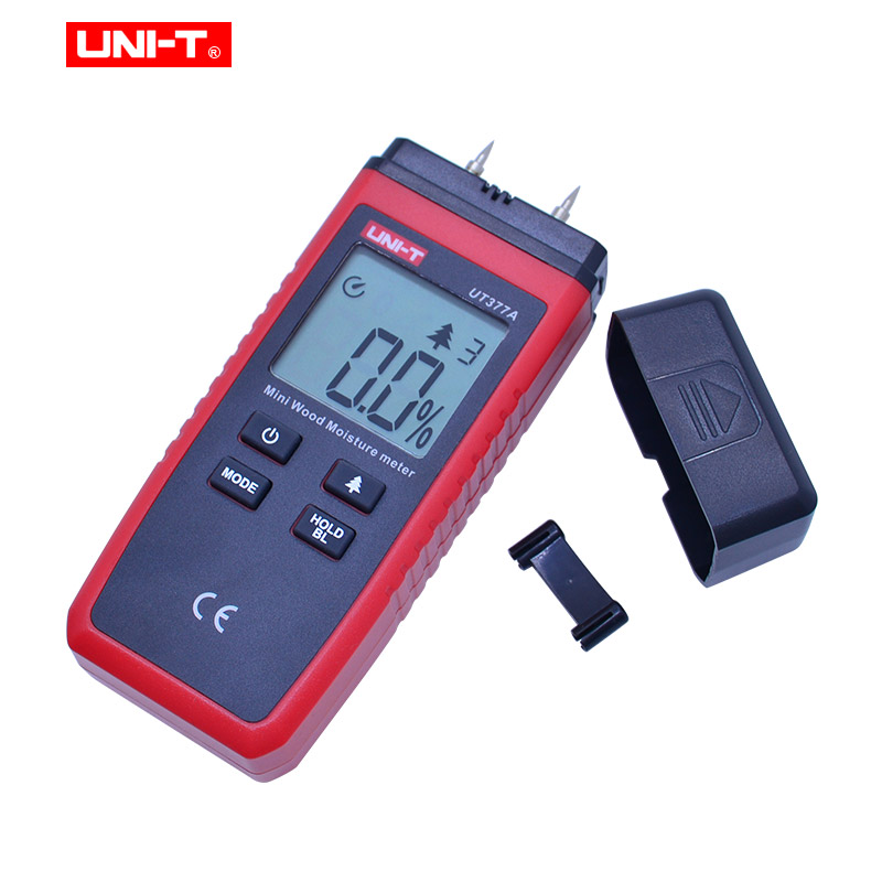 UNI-T UT377A Digital Wood Moisture Meter tester LCD Backlight Hygrometer Humidity Tester for Paper Plywood Wooden Materials