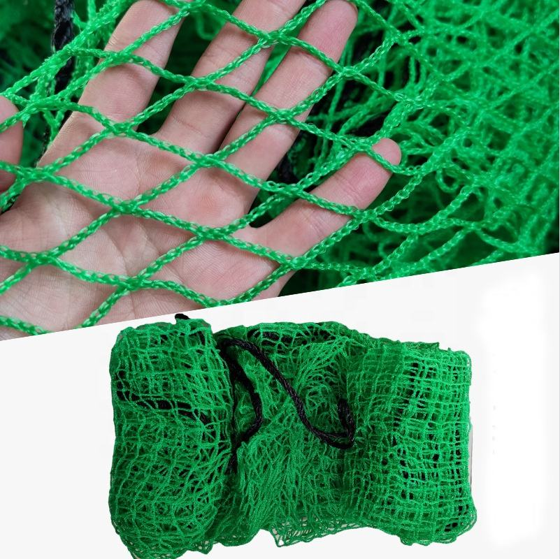 Wholesale Bulk Heavy-Duty Polyester Golf Driving Range Netting Black Green Knotted Hitting Nets for Golf Courses4