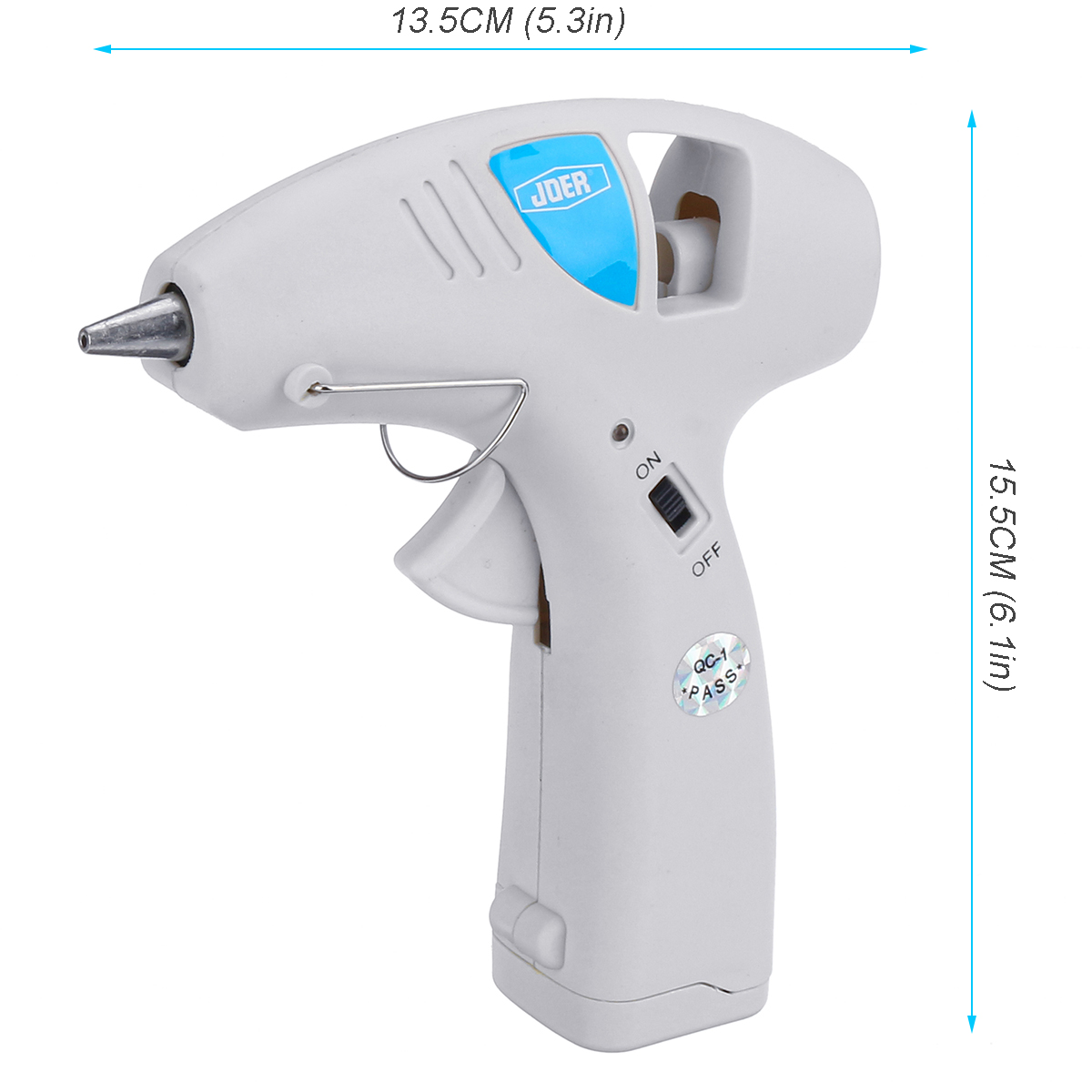 10W Professional Glue Gun Hot Melt Glue Gun Glue Tool Practical Cordless Heating Craft Repair Tool for?DIY?Fast battery power