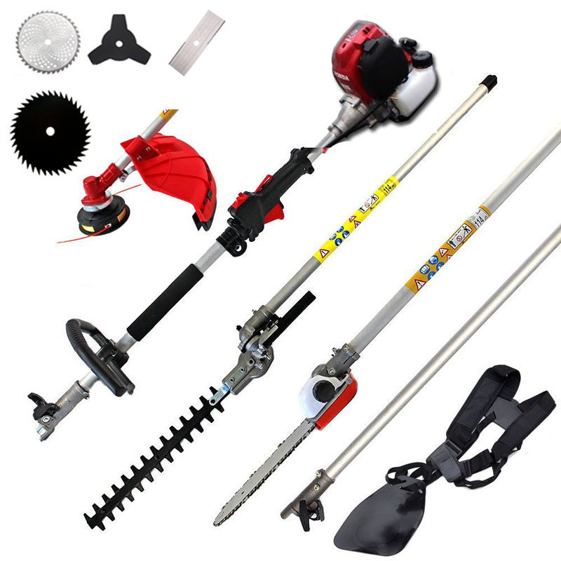 2020 New High Quality Petrol Brush Cutter Grass Cutter 6 in1 with 4 stroke Petrol Engine Multi Brush Trimmer Strimmer Tree cutt