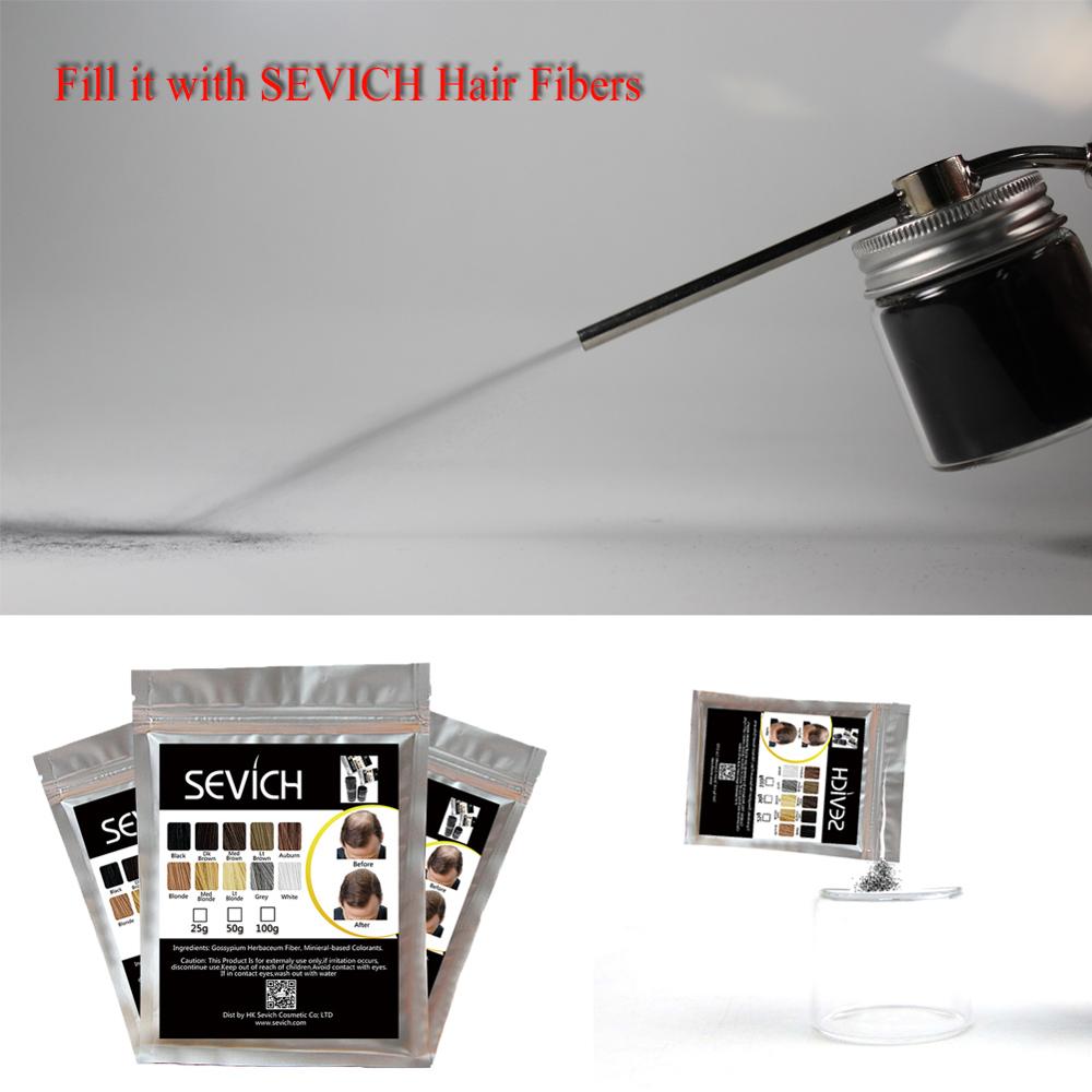 Sevich Hair building fiber Spray Applicator Hair Loss Products Hair Sprays Nozzle Pump Tool For Hair Fiber Glass Sprays Nozzle