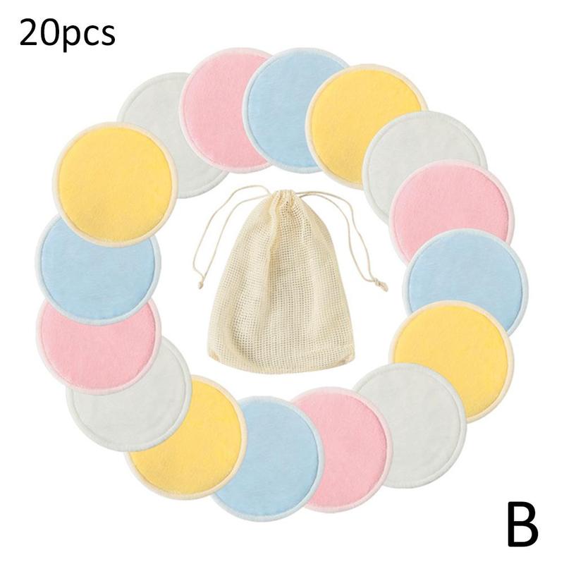 Hot ! Makeup Remover Reusable Pads Cotton Pads Make Up Remover Bamboo Fiber Skin Care Skin Care Pads Cleaning Pads