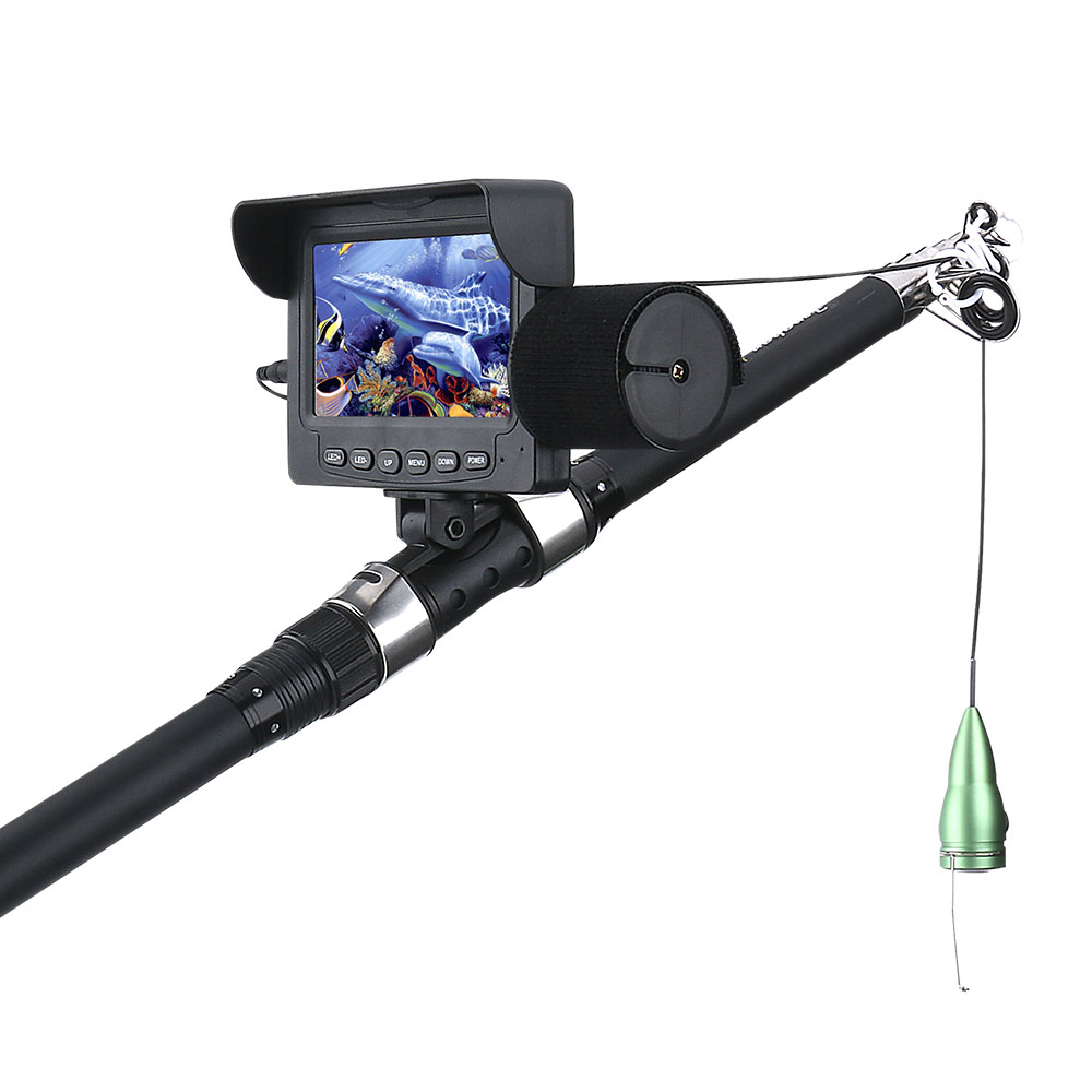MAOTEWANG 15M 30M 1000TVL Fish Finder Underwater Fishing Camera 4.3" TFT Monitor 6W White LED Night Vision Camera For Fishing