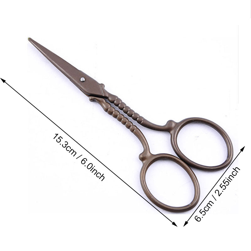 1Pcs Stainless Steel Embroidery Scissors Vintage Scissors Sewing Fabric Cutter Tailor Scissor Thread Scissor Tools for Sewing