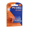 8PCS PKCELL 6LR61 9V Batteries 1604A MN1604 9Volt Alkaline Dry Batteries Primary Battery