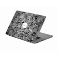 Black cartoon collection Laptop Decal Sticker Skin For MacBook Air Pro Retina 11" 13" 15" Vinyl Mac Case Body Full Cover Skin