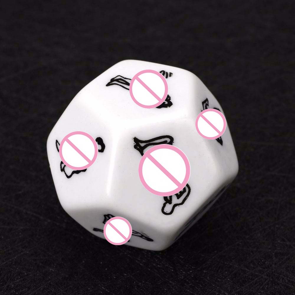 2pcs/set 12 Sides Love Posture Sex Couple Dice Fetish Sextoys Sexy Romance Erotic Craps Toy Sex Funny Adult Dice Games