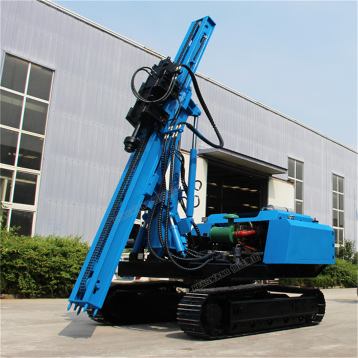 hengwang Hydraulic hammer pile driver for solar project