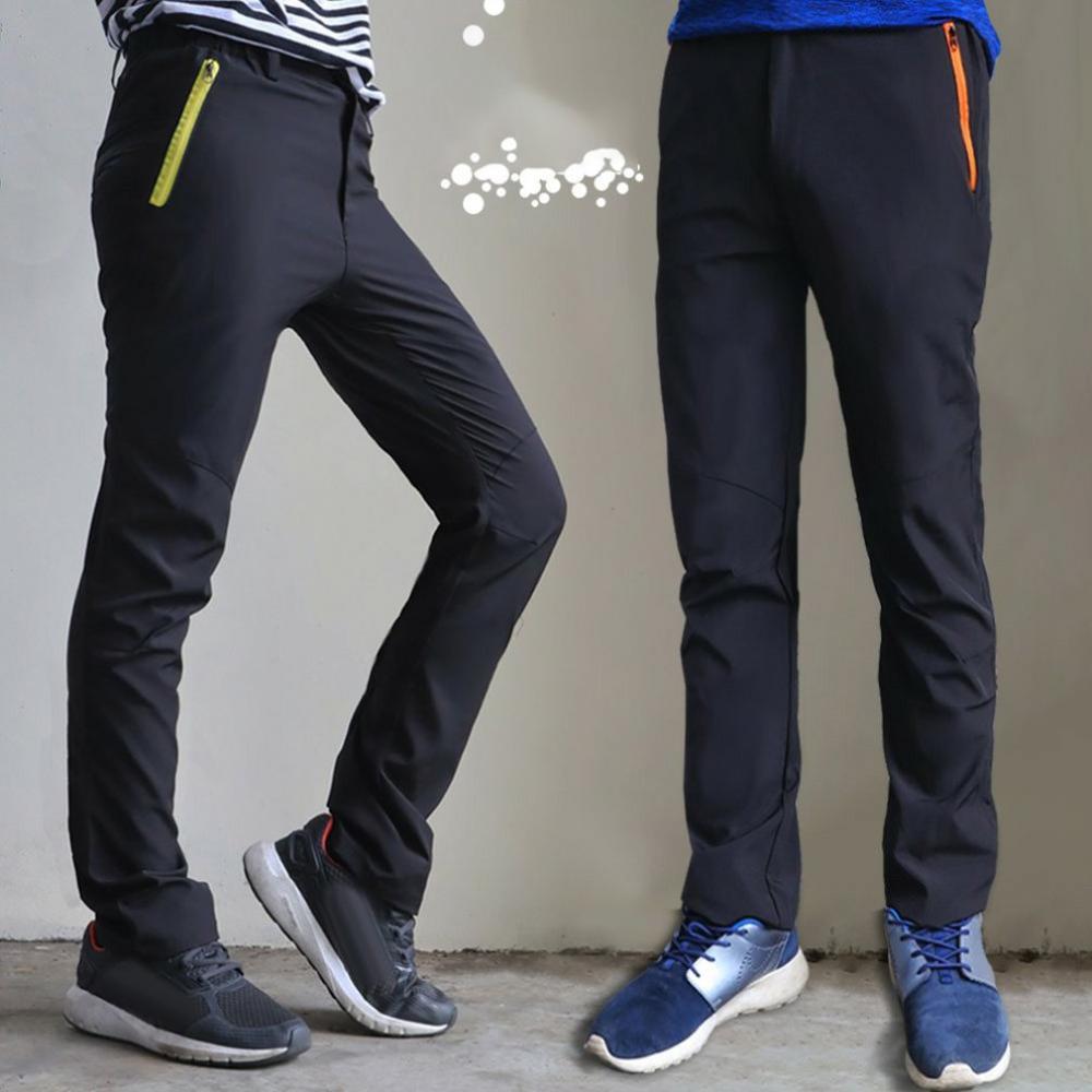 Men Outdoor Pants Softshell Trekking Fish Camp Climb Hiking Ski Warm Travel Trousers