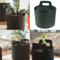 ISHOWTIENDA DIY Round Fabric Pots Root Container Grow Bag Plant Pouch Aeration Container Vegetable Garden Pot Planting Grow Bag