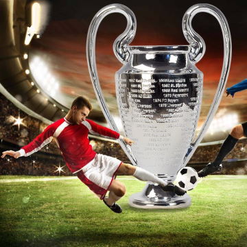 2020 New 32cm European Football League Big Ear Fans Trophy Provide Souvenirs, Decorations, Replica Cups, Prizes